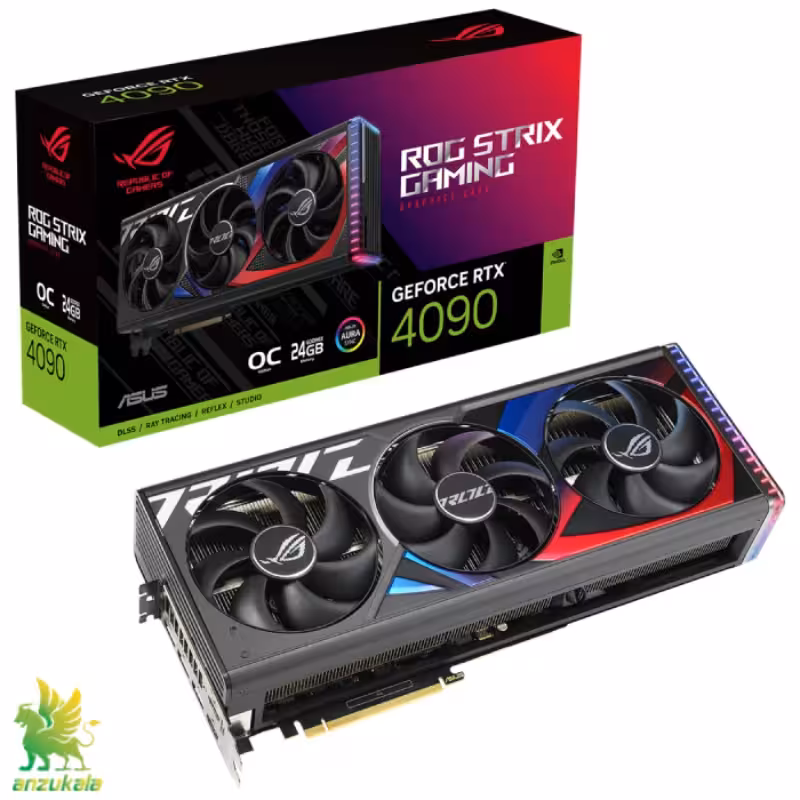 کارت گرافیک ایسوس مدل ROG Strix GeForce RTX 4090 OC Edition با حافظه 24 گیگابایت