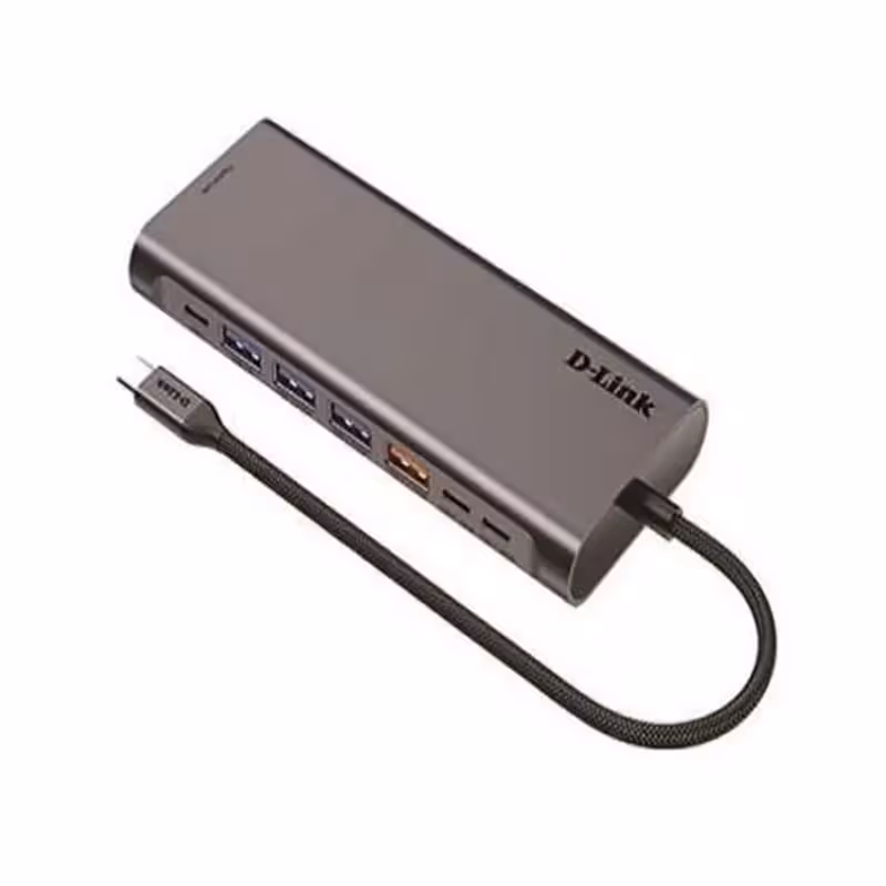 هاب مبدل 14 پورت Type-C دی‌لینک مدل DUB-C114
