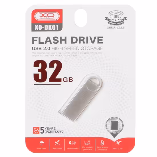 فلش مموری ایکس او مدل DK01 USB 2.0 ظرفیت 32 گیگابایت