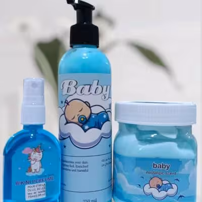 پک بیبی 3 تیکه مراقبت بدن کره بدن   لوسیون بدن