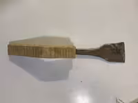 وجین کار دسته چوبی تیغه فلزی گوجه