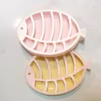 جا صابونی طرح ماهی