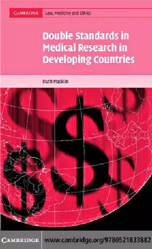 خرید و دانلود نسخه کامل کتاب Double standards medical research developing countries