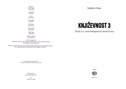 خرید و دانلود نسخه کامل کتاب Književnost 3 Čitanka za 3. razred četverogodišnjih strukovnih škola