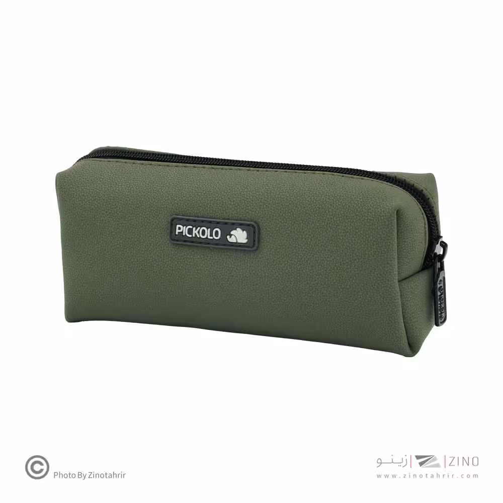 جامدادی تک زیپ چرمی مینیمال پیکولو کد2253