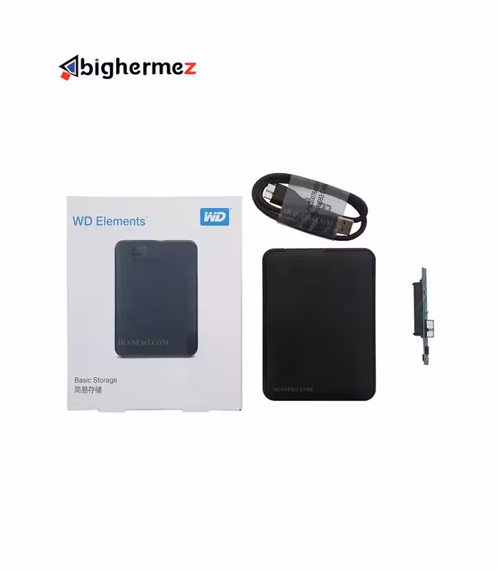 باکس هارد 2.5 اینچی USB3.0 اکسترنال وسترن مدل ELEMENTS