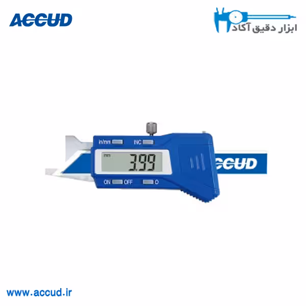 زاویه سنج دیجیتال کنج 6-0 میلی متر Accud (آکاد) مدل 163-006-11