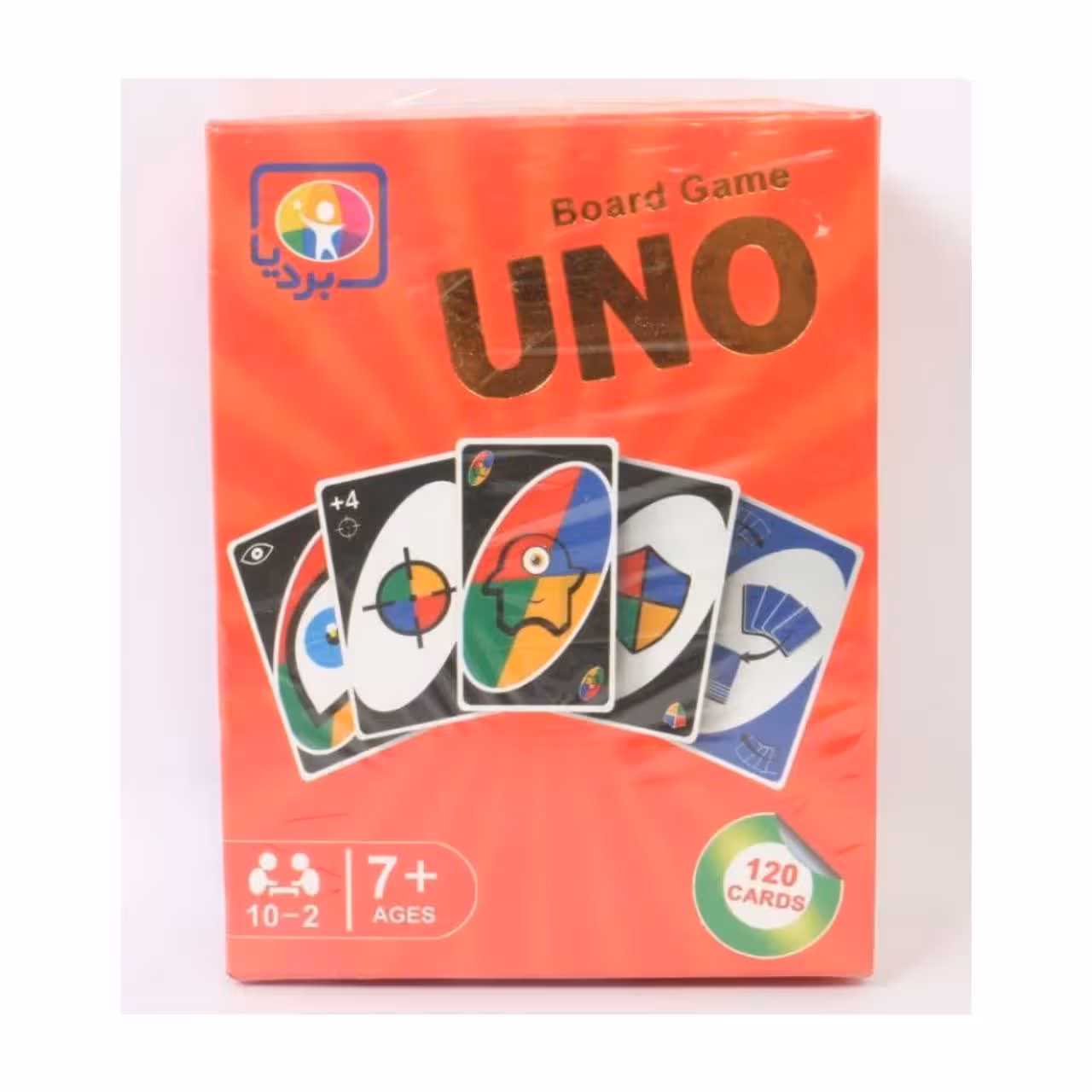 ☆بازی اونو 120 کارتی صادراتی/هارد باکس بردیا