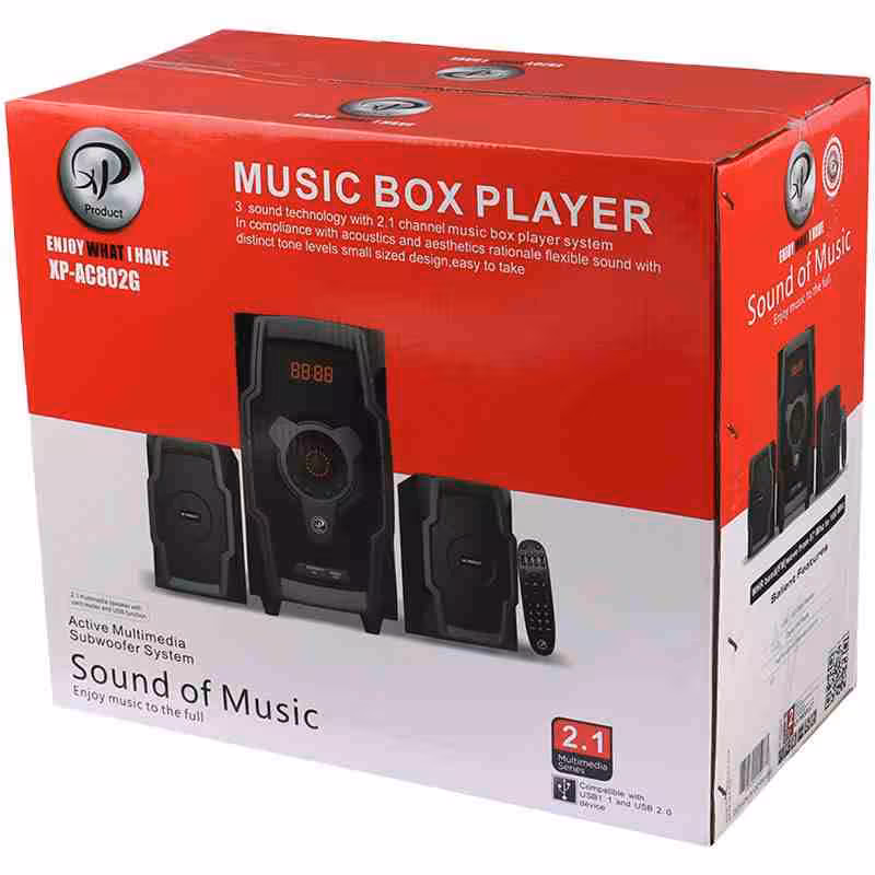 اسپیکر بلوتوثی رم و فلش خور XP-Product AC802G   ریموت کنترل