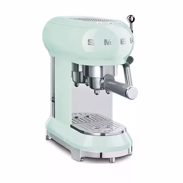 اسپرسو‌ کلاسیک اسمگ SMEG مدل ECF01 سبز پاستیلی