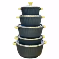 سرویس قابلمه 10 پارچه برند زیو ترکیه/ ZIO ZCS8590-5S32