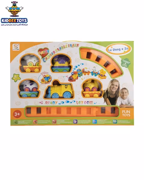 قطار اسباب بازی با وسایل نقلیه