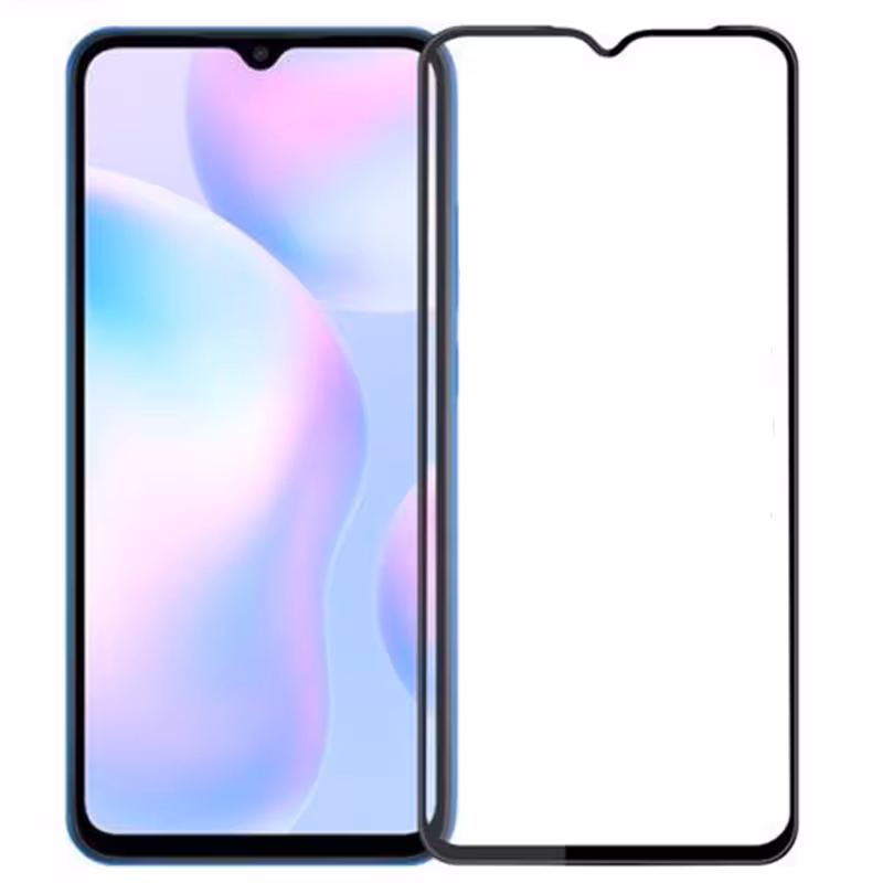محافظ صفحه نمایش شیشه ای گلس شیائومی Full Glass 21D Screen Protector Xiaomi Redmi 9C