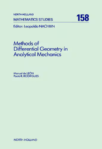 خرید و دانلود نسخه کامل کتاب Methods of Differential Geometry in Analytical Mechanics