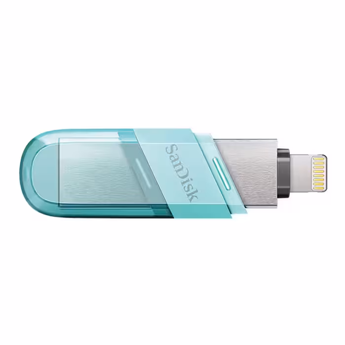 فلش مموری USB3.1 OTG Lightning سندیسک مدل SANDISK iXpand Flash Drive Flip ظرفیت 64GB