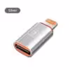 مبدل OTG تایپ C به لایتنینگ PD20W Type-C To Lightning سیلور