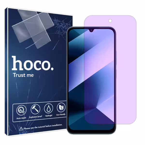 گلس شیائومی Poco C85 مدل هیدروژلی آنتی پرپل برند هوکو کد S