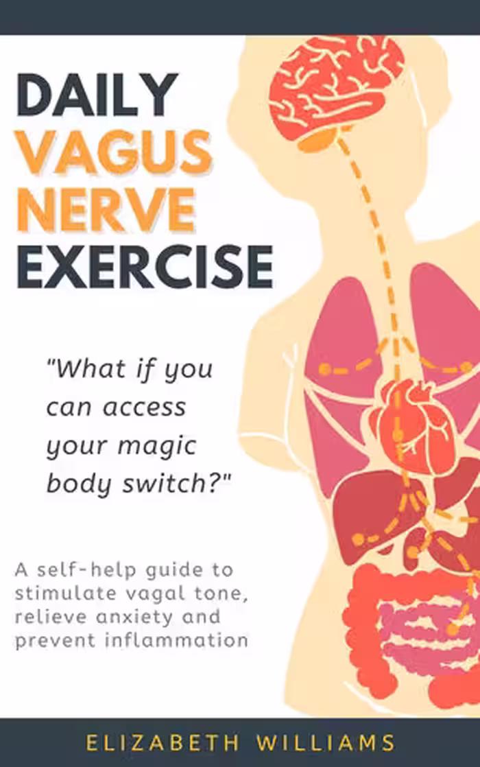 خرید و دانلود نسخه کامل کتاب DAILY VAGUS NERVE EXERCISE: A self-help guide to stimulate vagal tone, relieve anxiety and prevent inflammation