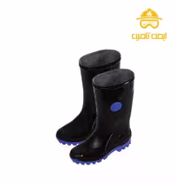 چکمه لاستیکی مشکی صادقی ساق کوتاه