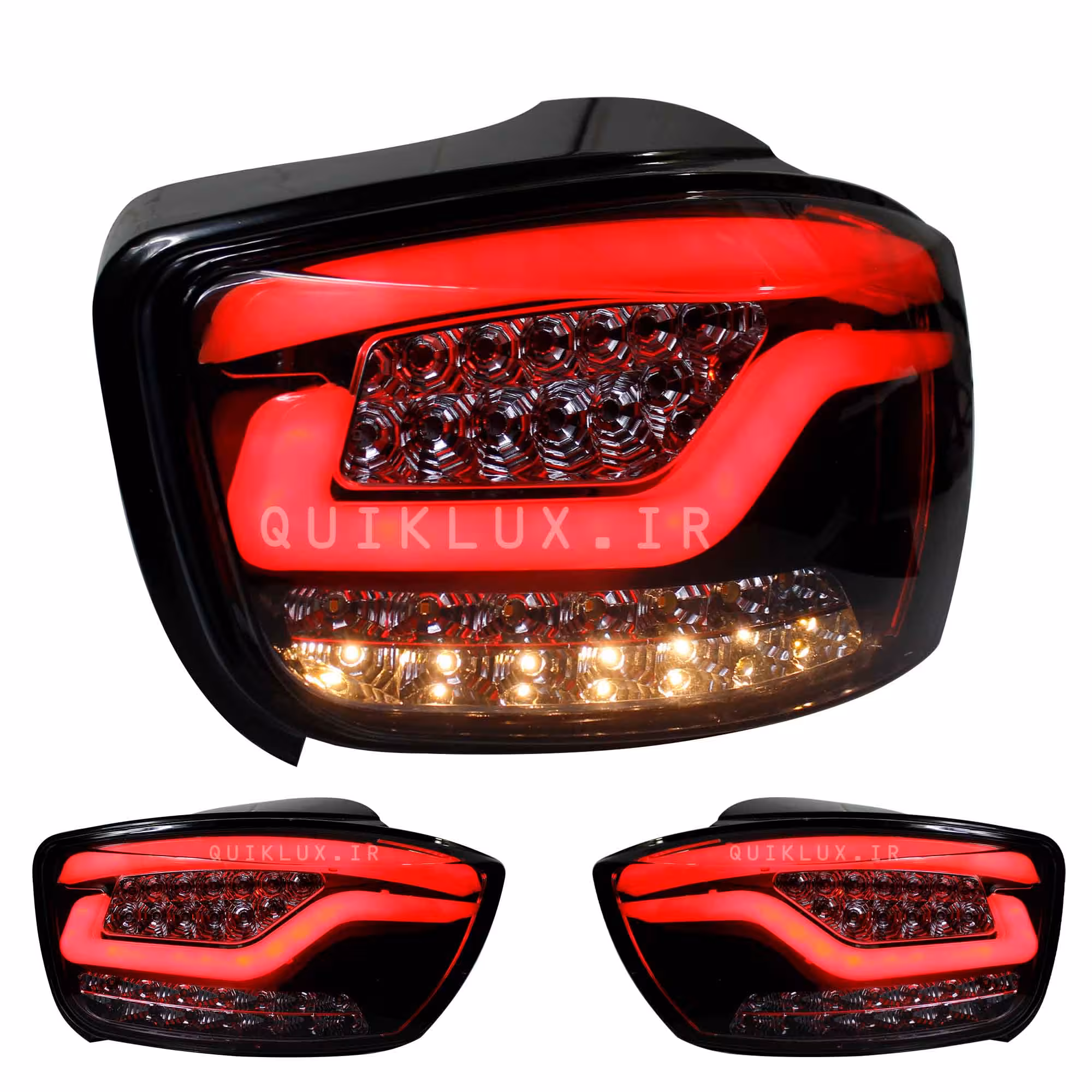 چراغ اسپرت عقب تیبا2 طرح کادنزا دودی