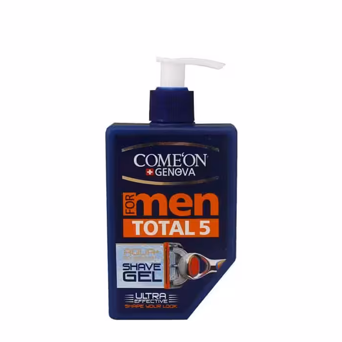 ژل اصلاح ریش مردانه کامان مدل Total5 حجم 260 میلی لیتری