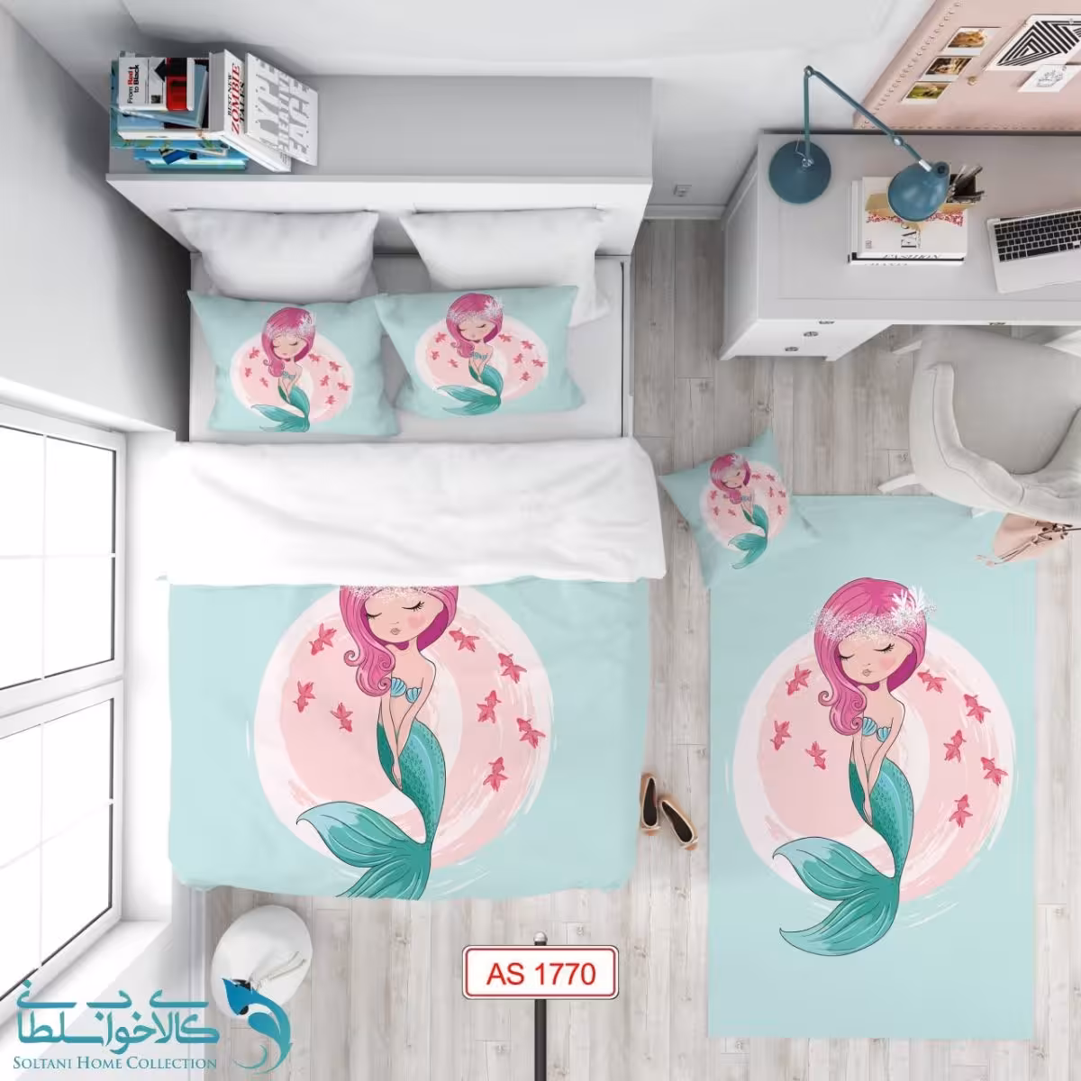 روتختی طرح اریل سایز یکنفره کد A1770