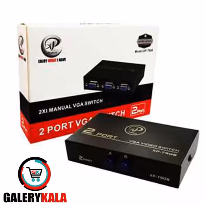 سوییچ دو پورت VGA ایکس پی پروداکت مدل T908F