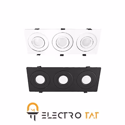 قاب هالوژن سه شعله SH-6303 شعاع