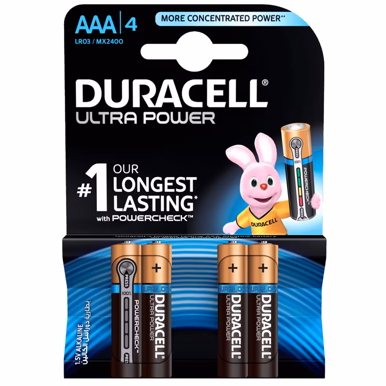 باتری نیم قلمی دوراسل الترا 4 عددی – جعبه ی 10 تایی