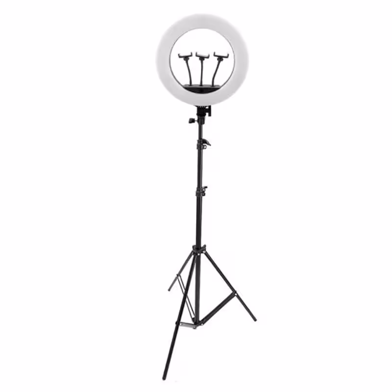 رینگ لایت مدل YQ-580B به همراه سه پایه نگهدارنده