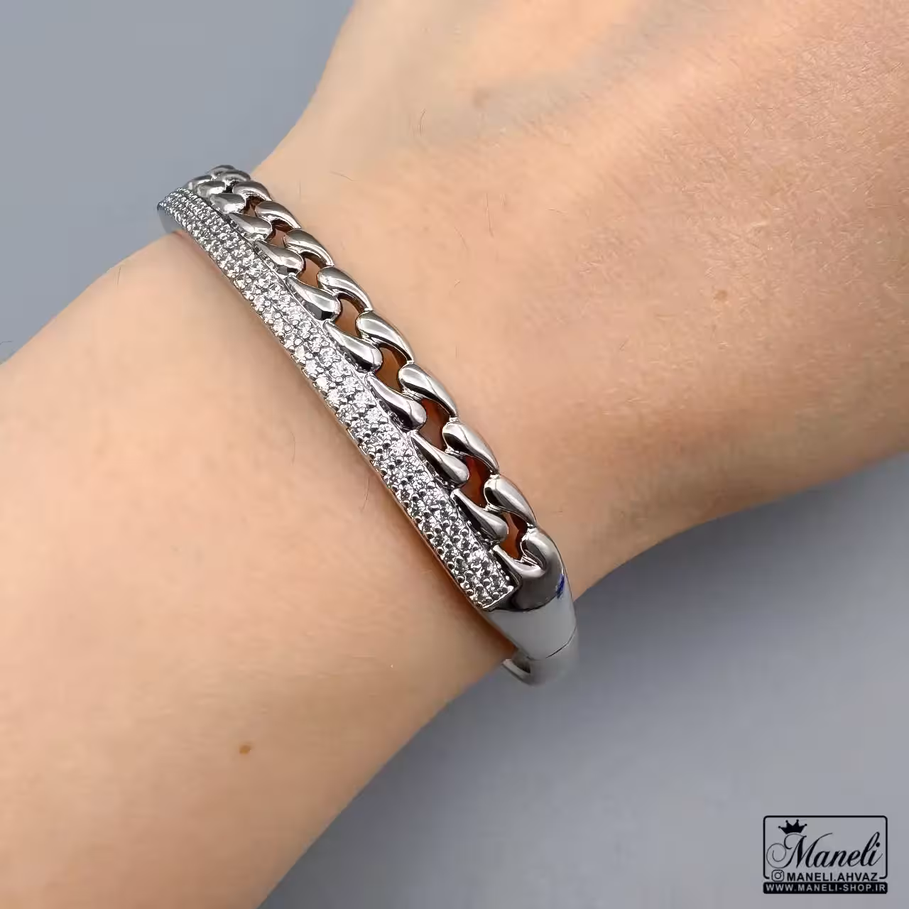 دستبند النگویی ژوپینگ سیلور– درخشش بی‌نقص برای استایل شما | ضدحساسیت 14031170