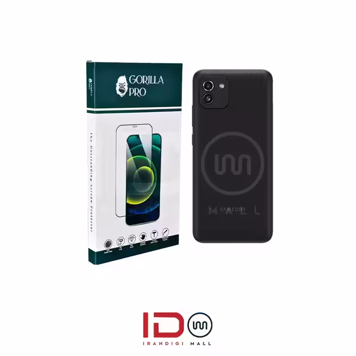 گلس و محافظ هیدروژلی (مات) بدنه گوشی سامسونگ مدل Galaxy A03