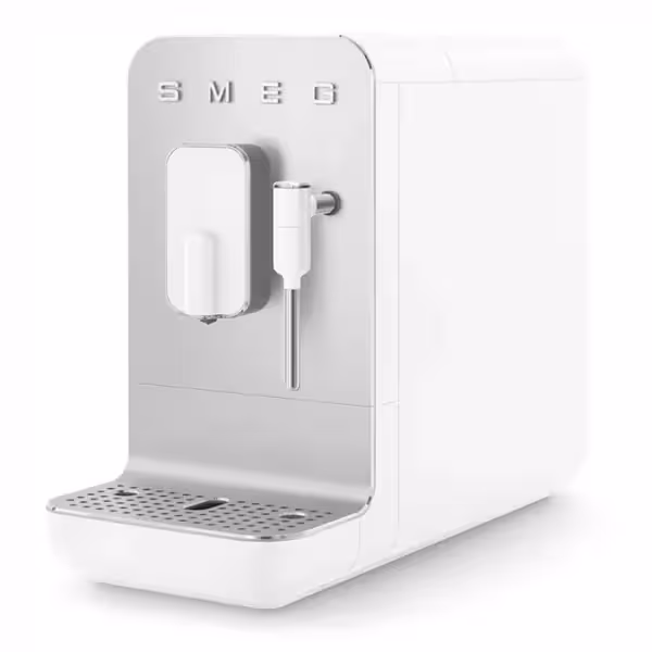 اسپرسوساز اتوماتیک اسمگ SMEG با نازل بخار مدل BCC02 رنگ سفید مات