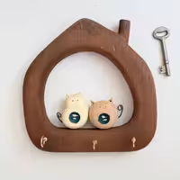 جاکلیدی بچه گربه جفتی طرح سه