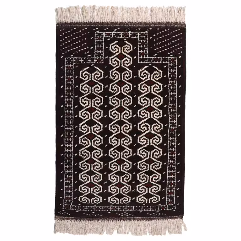 فرش دستباف یک متری مدل ترکمن کد 4020705