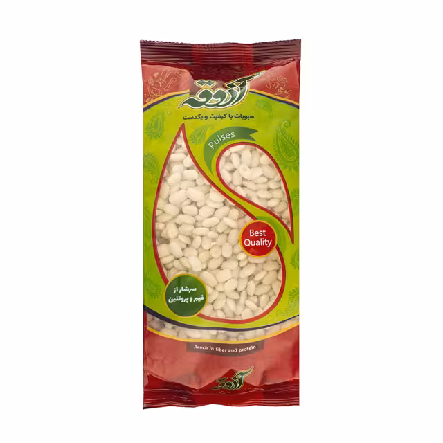 لوبیا سفید بسته ای آذوقه 900 گرمی