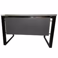 میز اداری پایه فلزی مثلثی