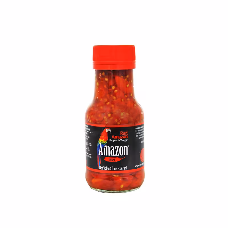 ترشی فلفل قرمز آمازون 177 میلی لیتر