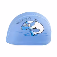 کلاه شنا بچه گانه 01 PU – YONGBO HMK | آبی