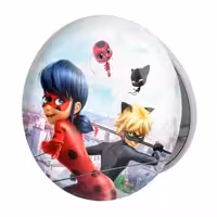 آینه جیبی خندالو طرح دختر کفشدوزکی مدل تاشو کد 3502