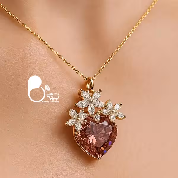 گردنبند شکوفه ارغوان