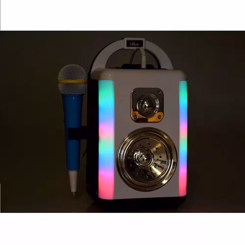 اسپیکر بلوتوثی قابل حمل مدل sound box طرح میکروفون دار