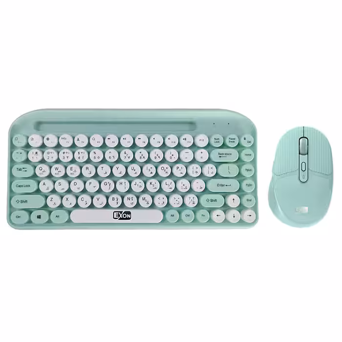 کیبورد و موس بی سیم اکسون EX05