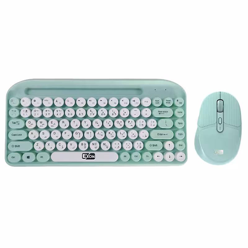 کیبورد و موس بی سیم اکسون EX05