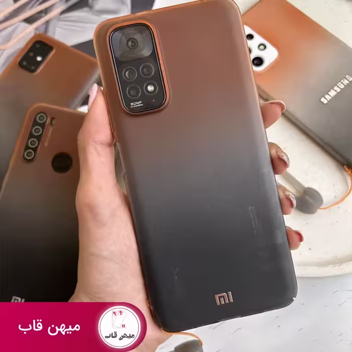 قاب Orange Fade PC سامسونگ و شیائومی - کد (22321)