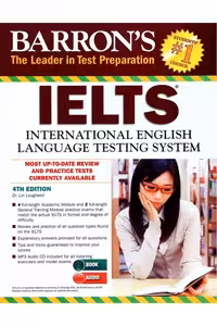 بارونز آیلتس اینترنشنال انگلیش لنگوئج تستینگ سیستم | کتاب انگلیسی Barrons IELTS International English Language Testing System 4th