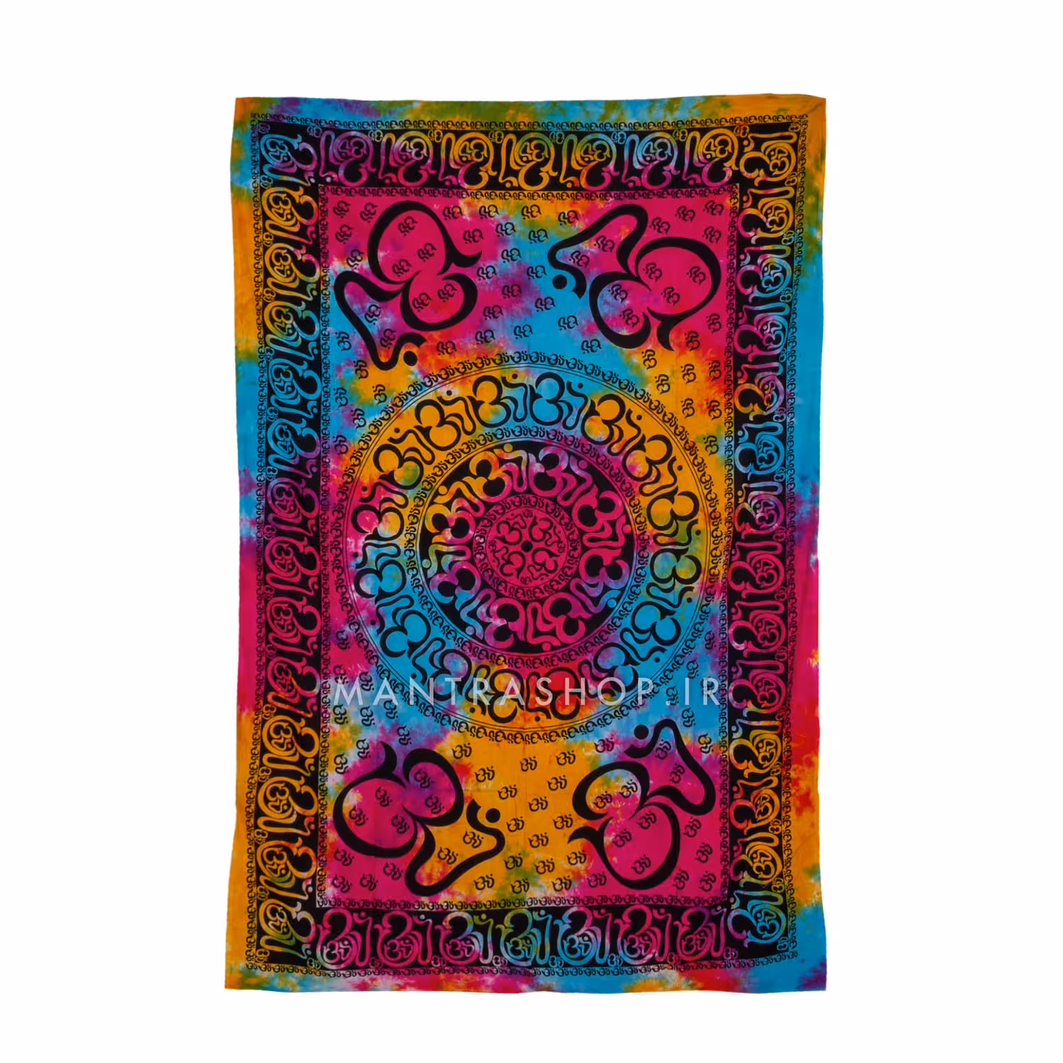 بکدراپ تپستری هندی طرح OM (روتختی یک نفره) کد 377