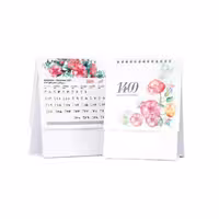 تقویم سال 1400 پاسارگاد طرح گل مدل سه گوش