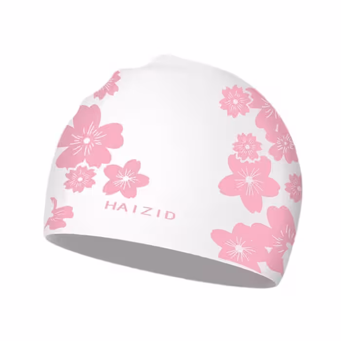 کلاه شنا هایزید طرح گل نسترن مدل SY-405