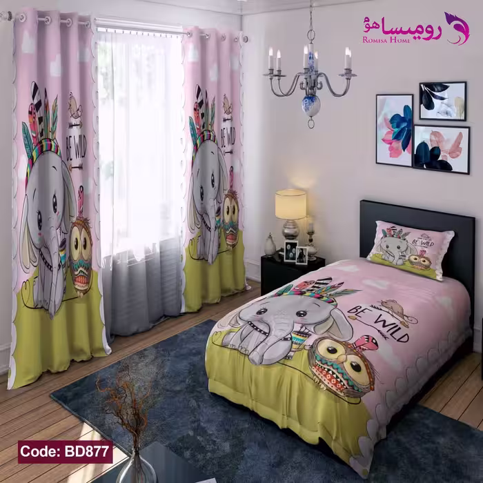قیمت و خرید روتختی طرح فیل یک نفره برند دکو کد BD877